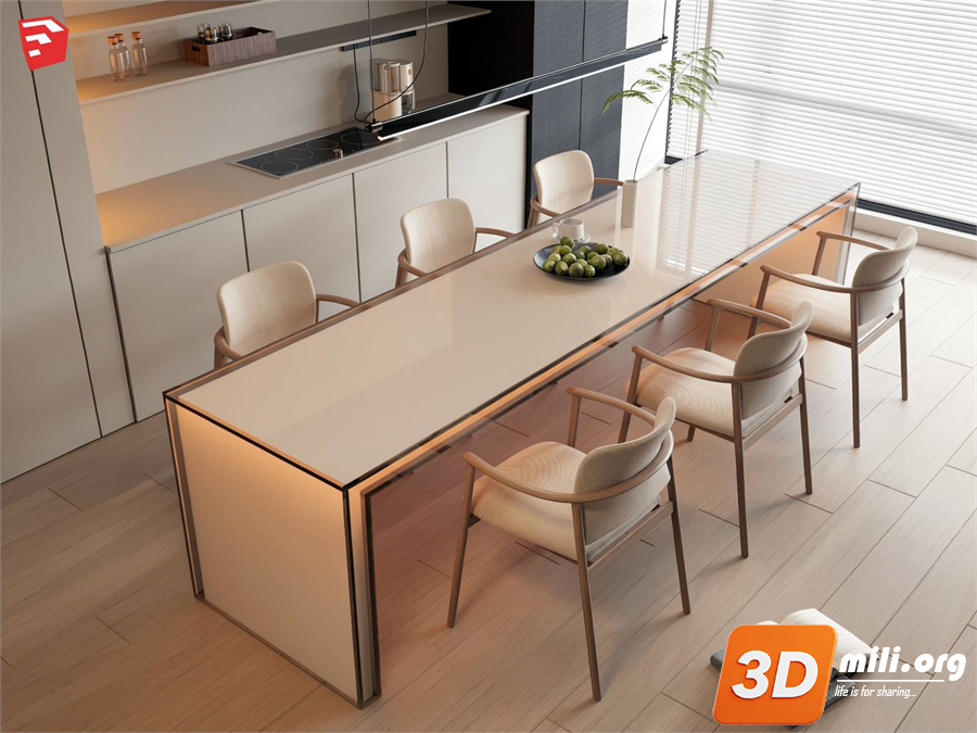 Kitchen island Skp Files